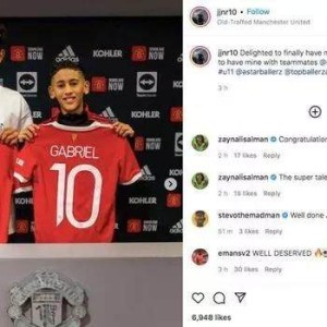 开云体育官方app-曼联官宣签下迷你罗 C罗说不强迫他成为职业球员